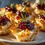 cranberry Brie bites - featured image
