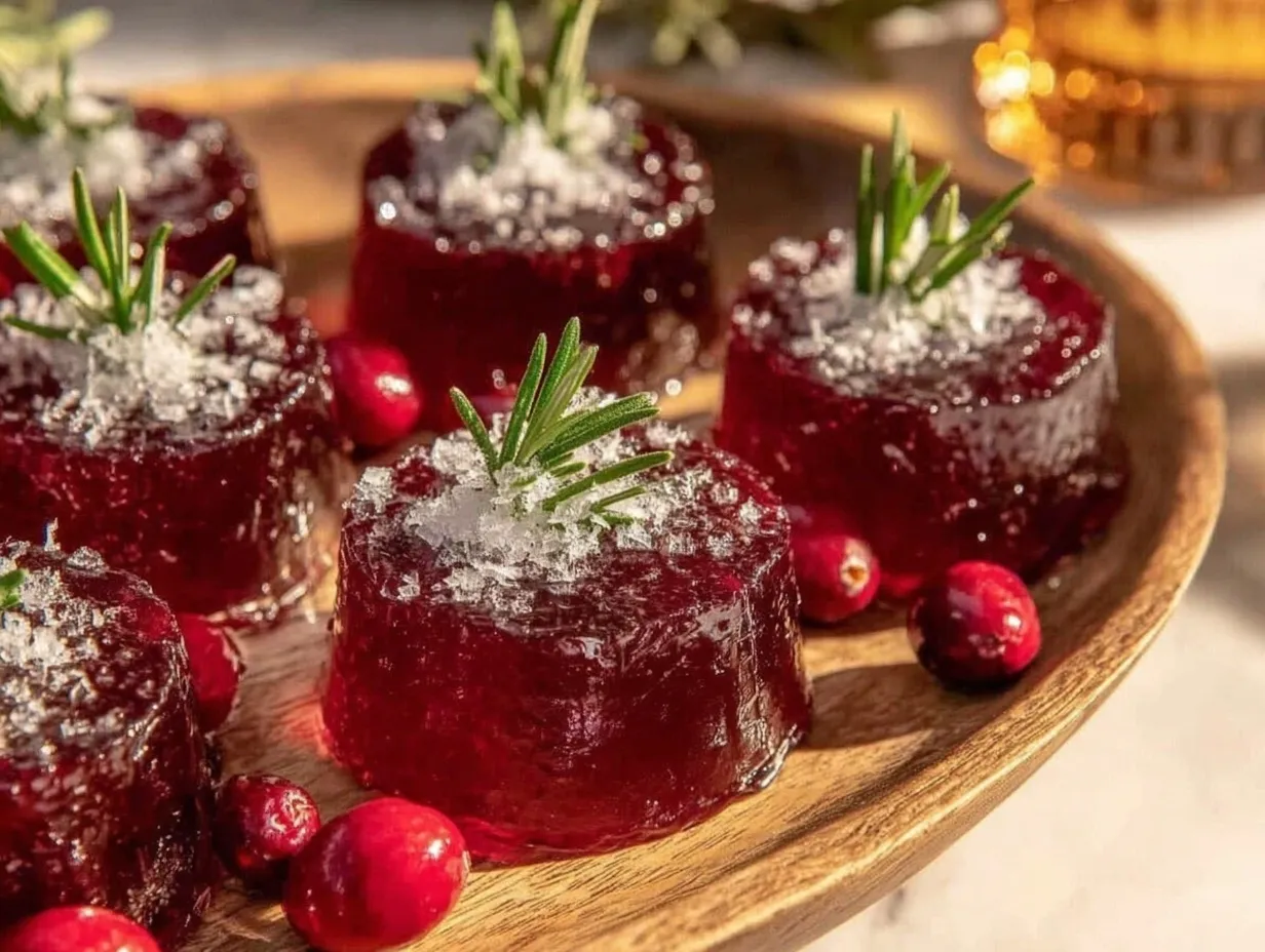 cranberry sauce jello shots preparation steps