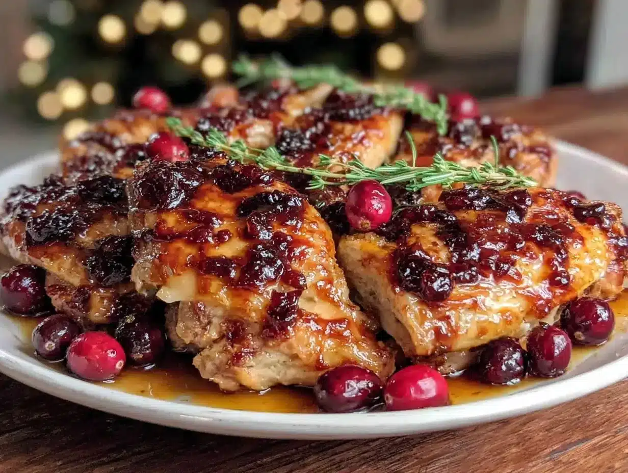 cranberry-sriracha spatchcock turkey preparation steps