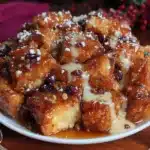 donut bread pudding - featured image