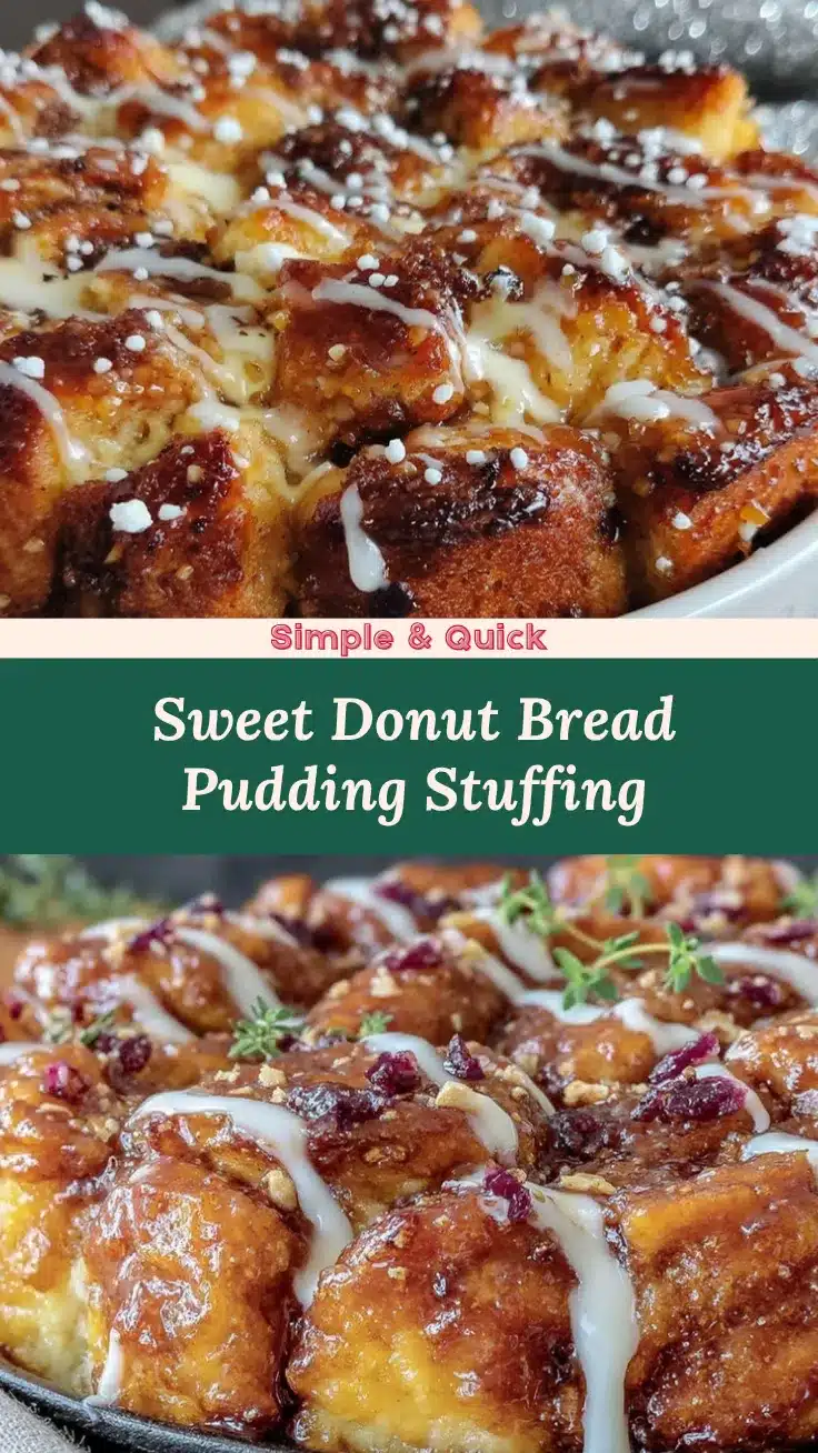donut bread pudding recipe