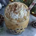 eggnog boba tea - featured image