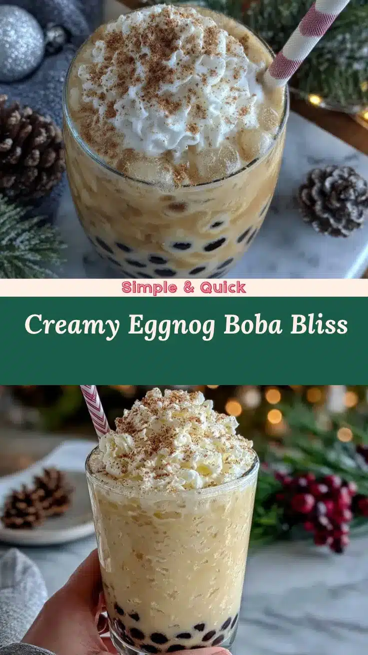 eggnog boba tea recipe
