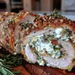 everything bagel turkey roulade - featured image