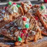 Festive Gingerbread House Nachos - featured image