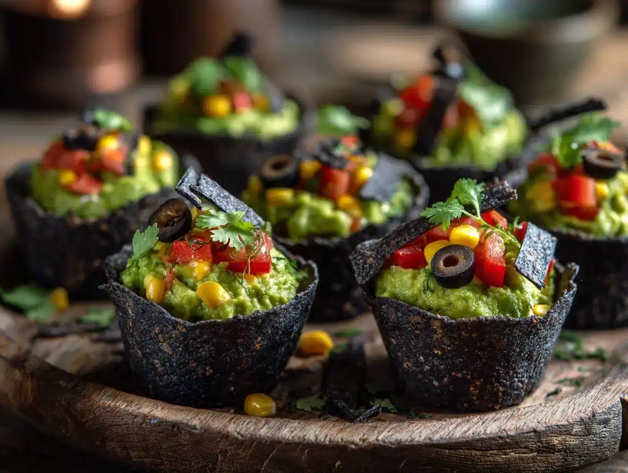 Frankenstein Guacamole Cups preparation steps