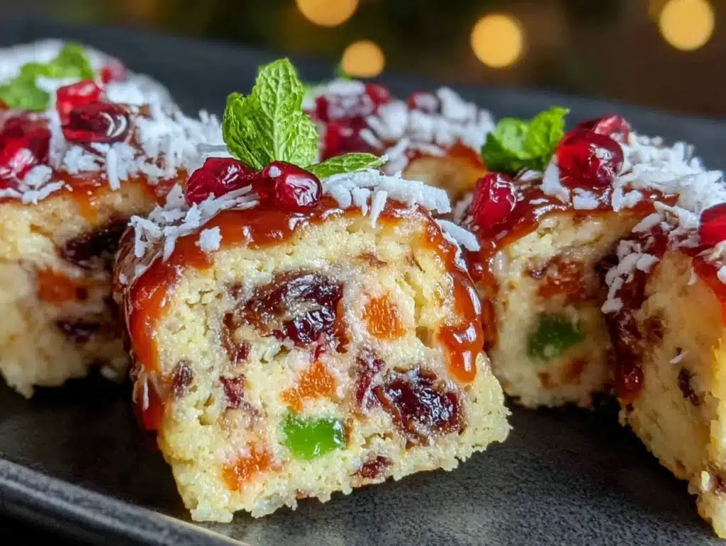 fruitcake sushi rolls - featured image