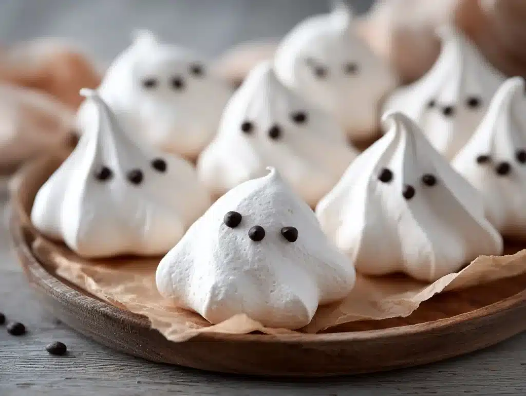 ghost meringue cookies - featured image