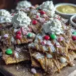 gingerbread house nachos - featured image