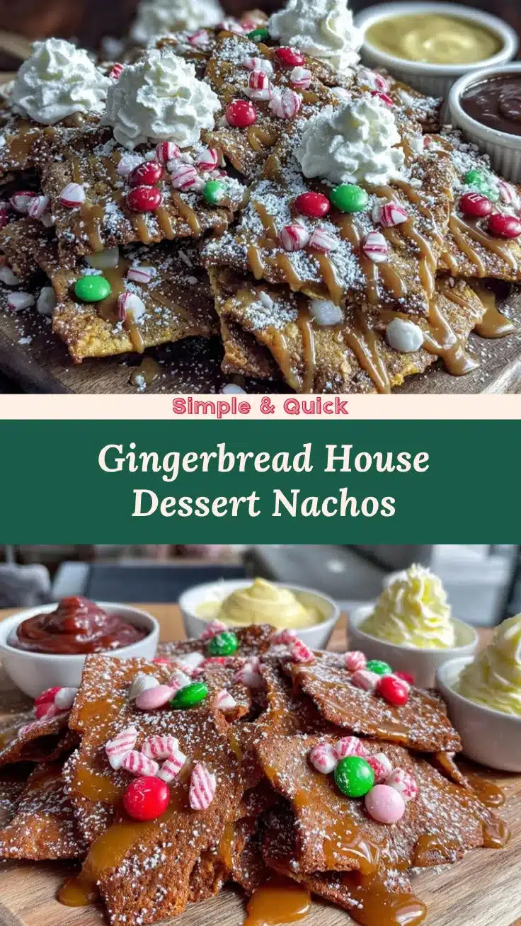 gingerbread house nachos recipe