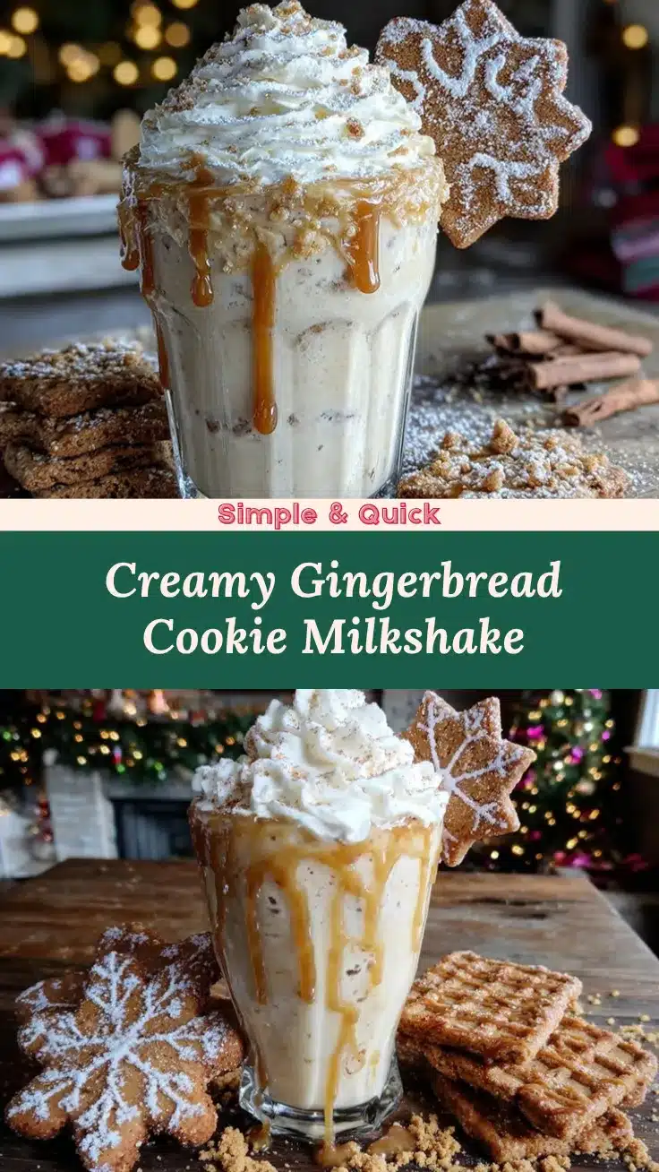 Gingerbread White Russian Milkshake recipe