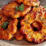 glazed donut acorn squash rings - featured image