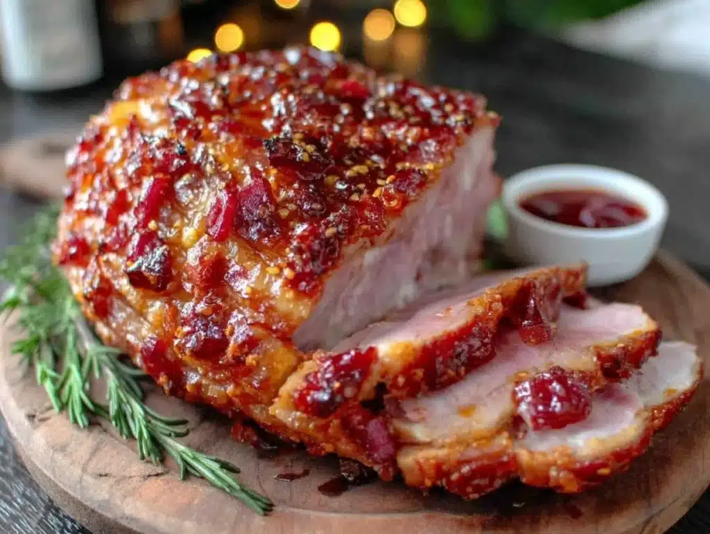 Gochujang-honey glazed ham - featured image
