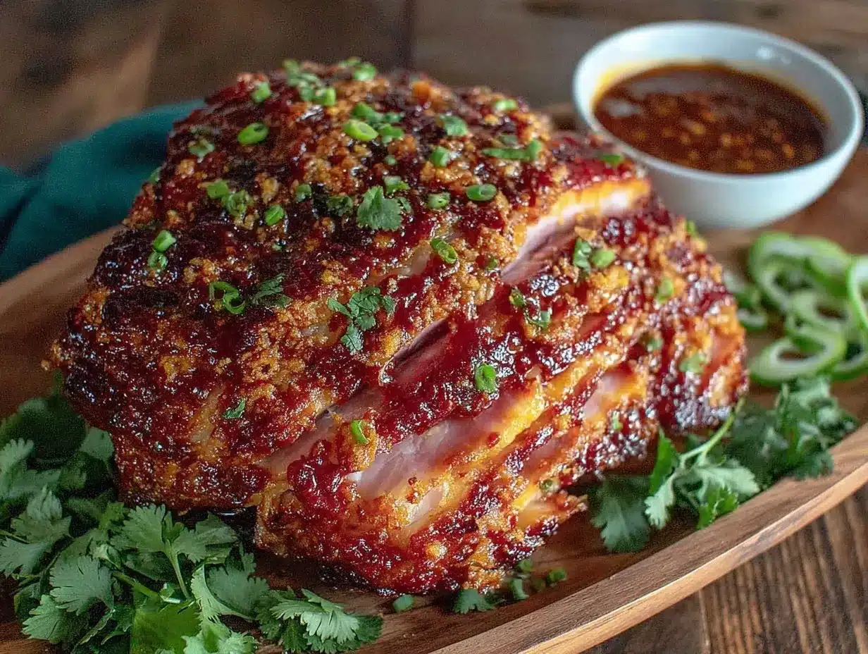 gochujang honey glazed ham preparation steps