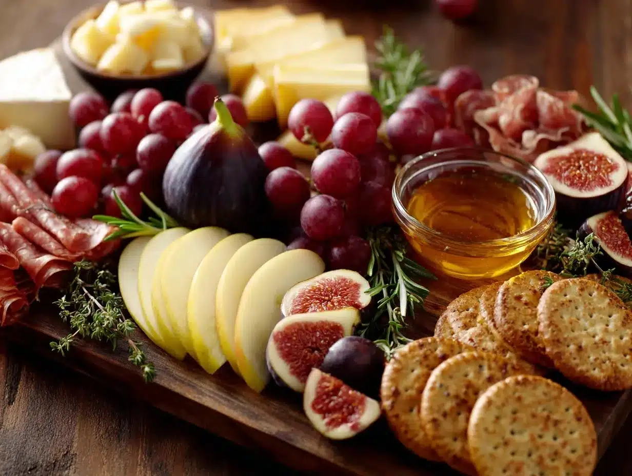 harvest charcuterie board preparation steps