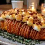 hasselback sweet potatoes - featured image
