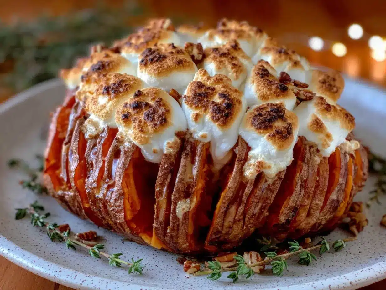 hasselback sweet potatoes preparation steps