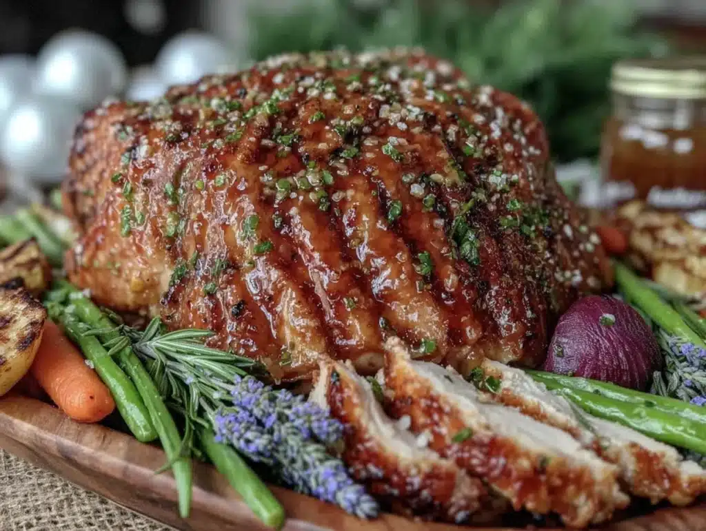 honey-lavender smoked turkey - featured image