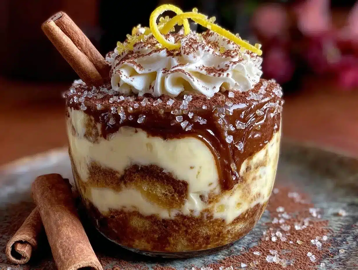 Hot Toddy Tiramisu preparation steps