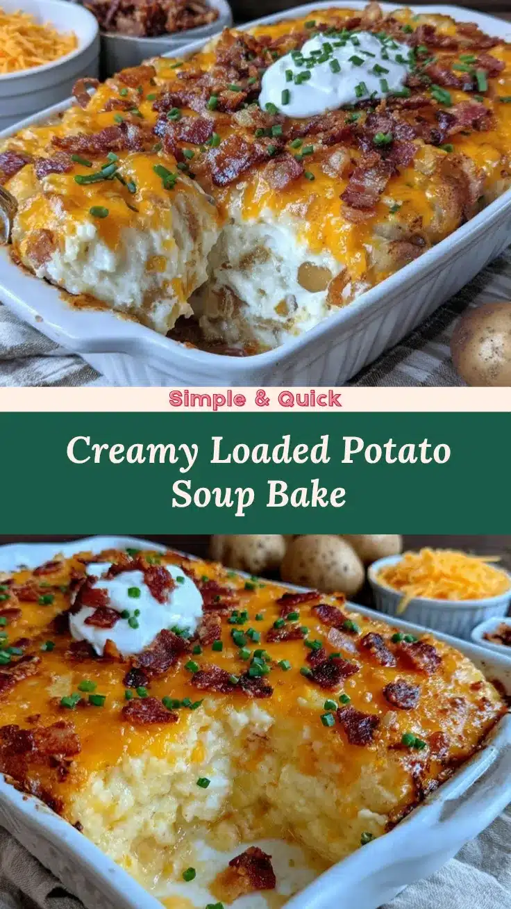 loaded baked potato soup casserole recipe