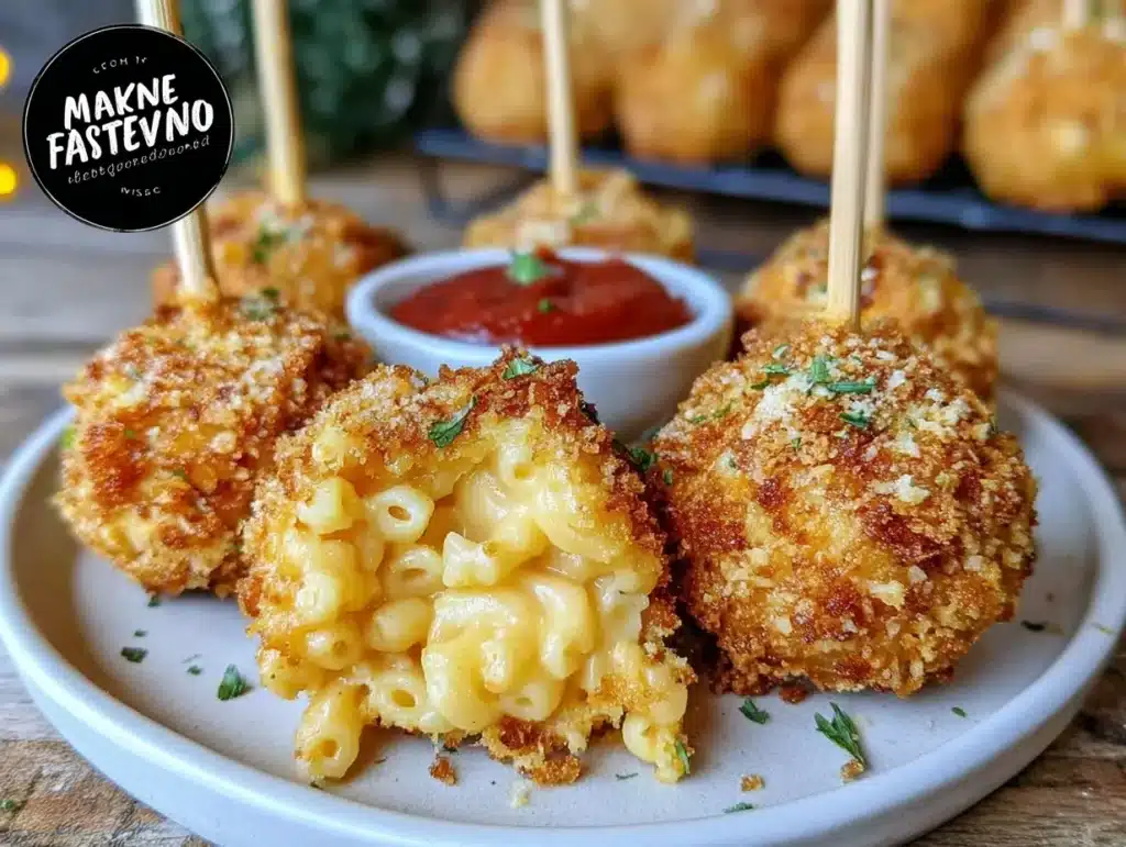 mac and cheese lollipops - featured image