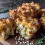 mac and cheese stuffing muffins - featured image