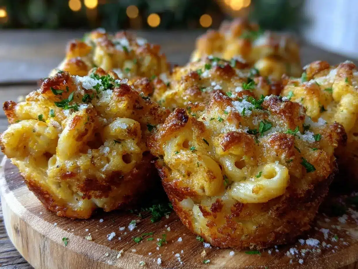 mac and cheese stuffing muffins preparation steps