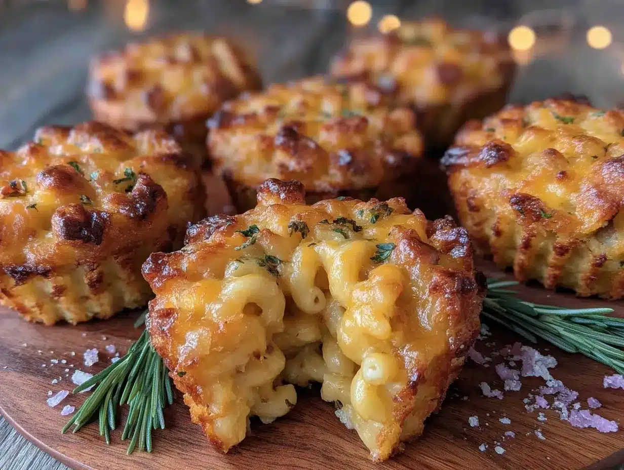 mac and cheese stuffing muffins preparation steps