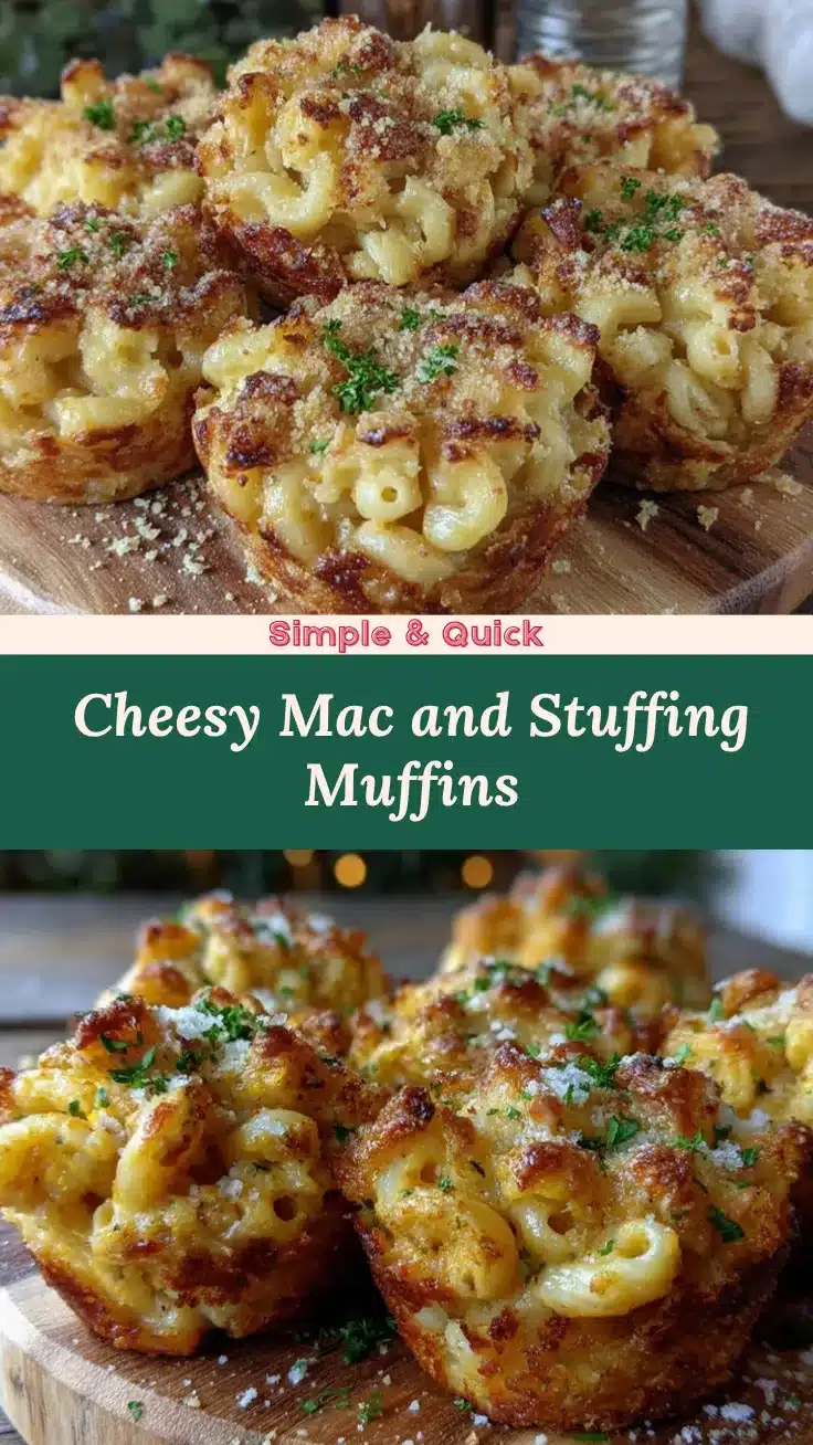 mac and cheese stuffing muffins recipe