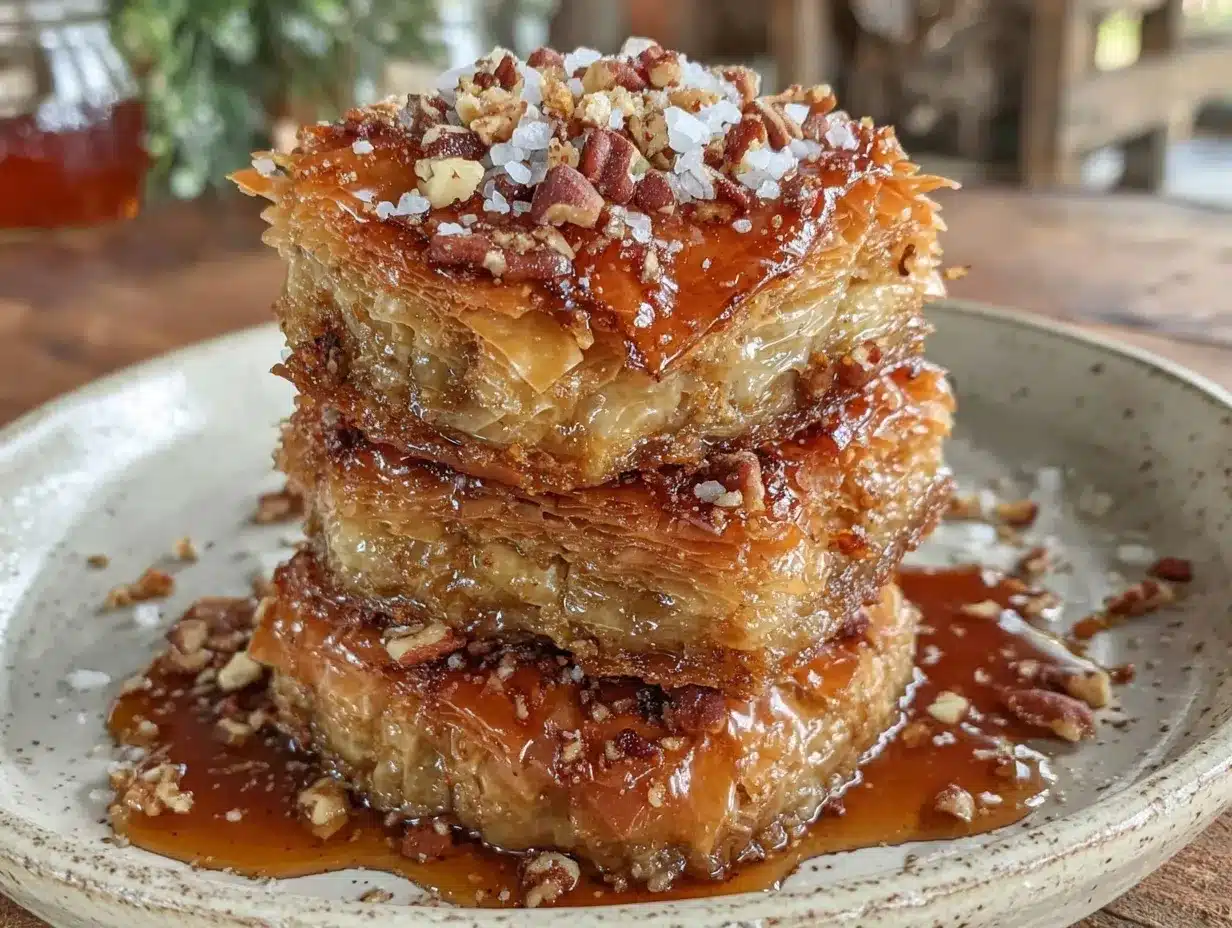 Maple Bacon Baklava preparation steps