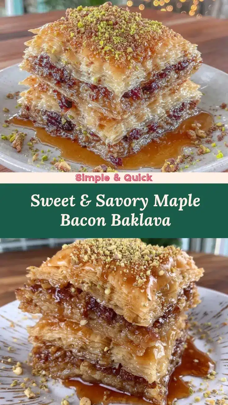 maple bacon baklava recipe
