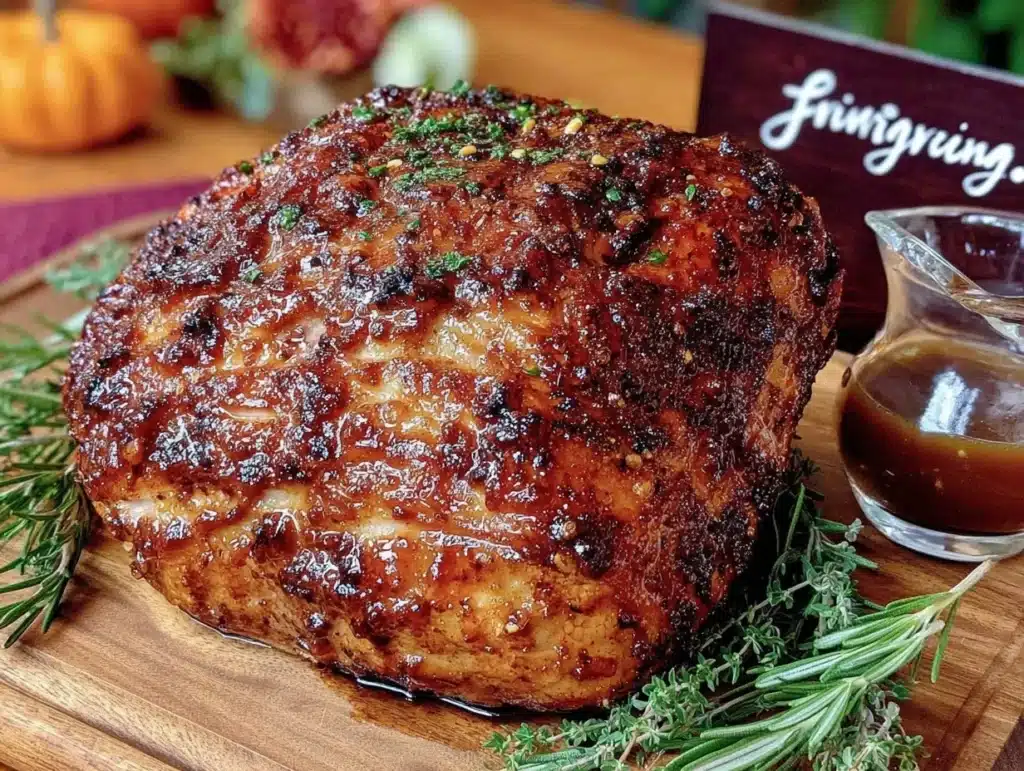 maple bourbon turkey - featured image