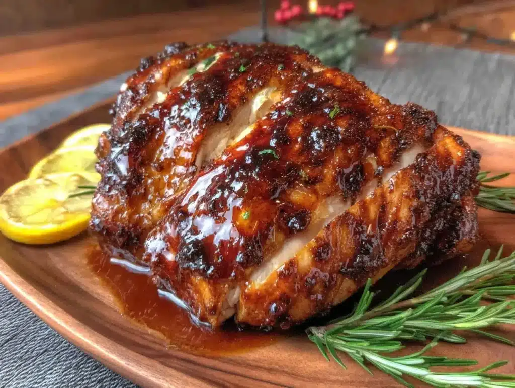 maple bourbon turkey - featured image