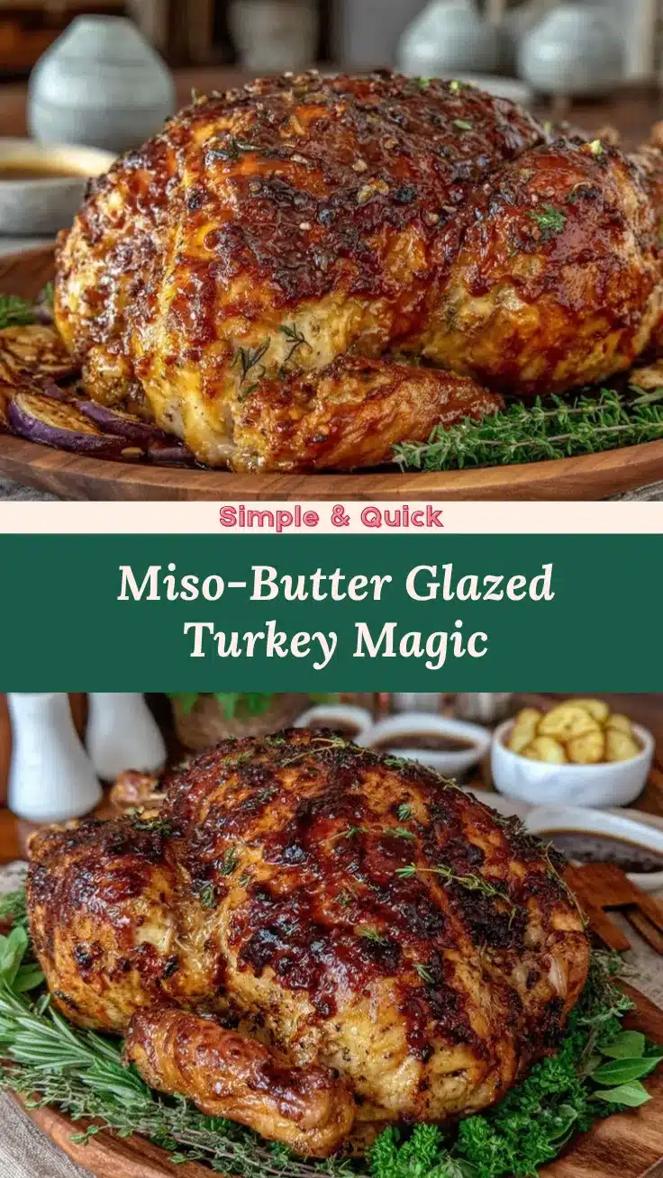 miso-butter glazed turkey recipe