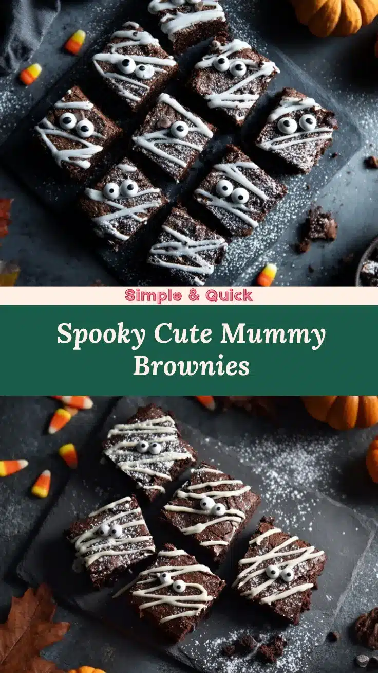mummy brownies recipe