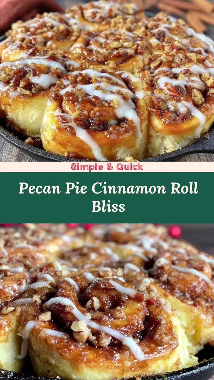 pecan pie cinnamon rolls recipe
