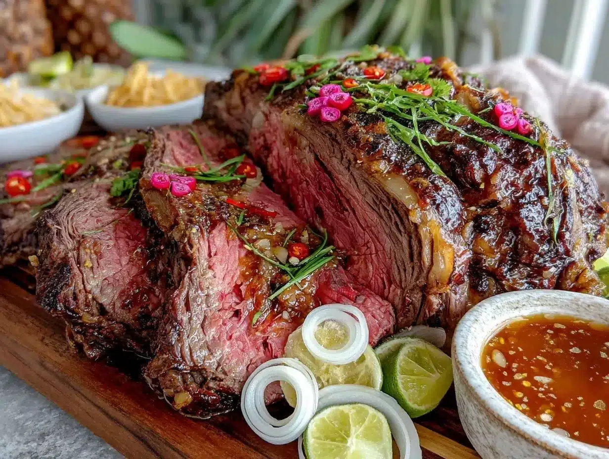 Pho-Spiced Prime Rib Roast preparation steps