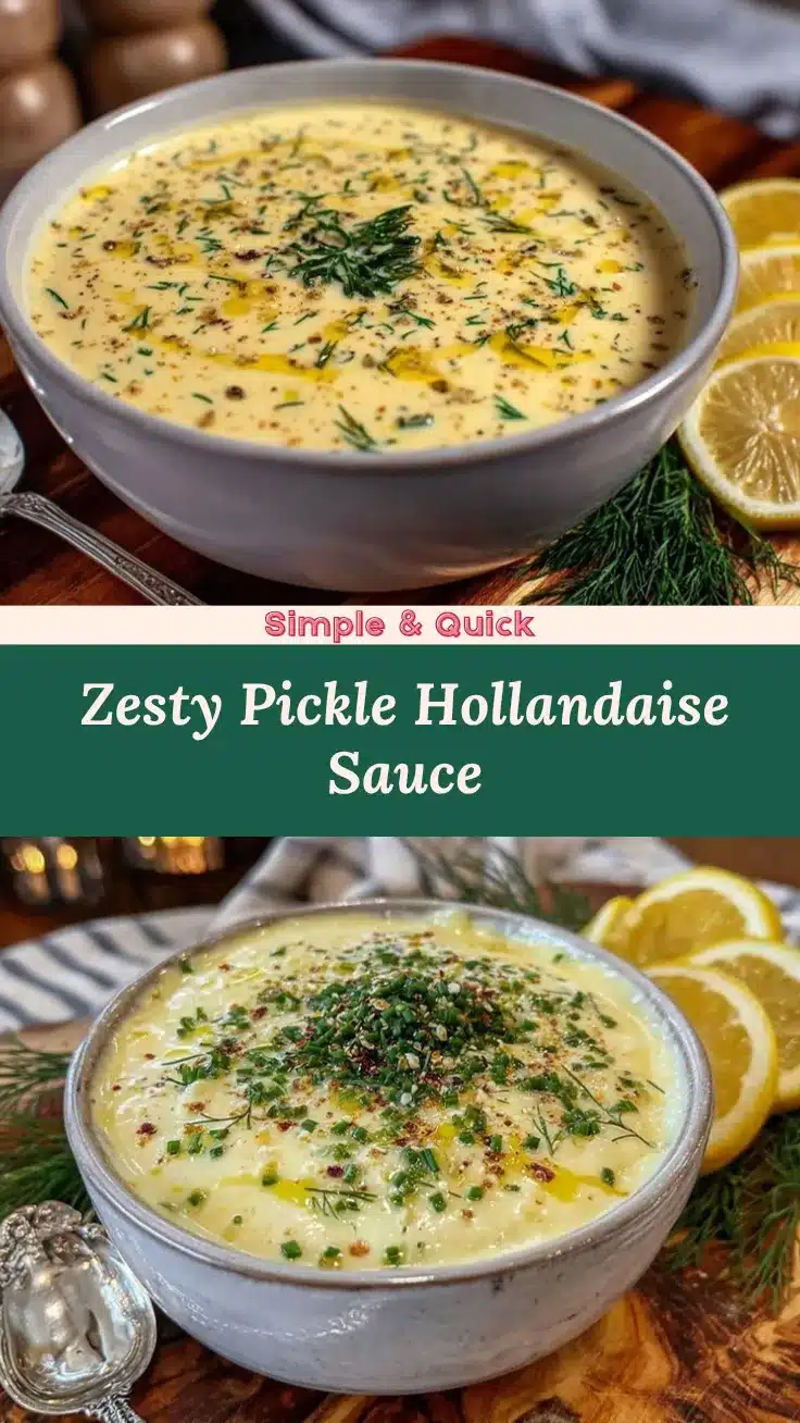 pickle juice hollandaise recipe