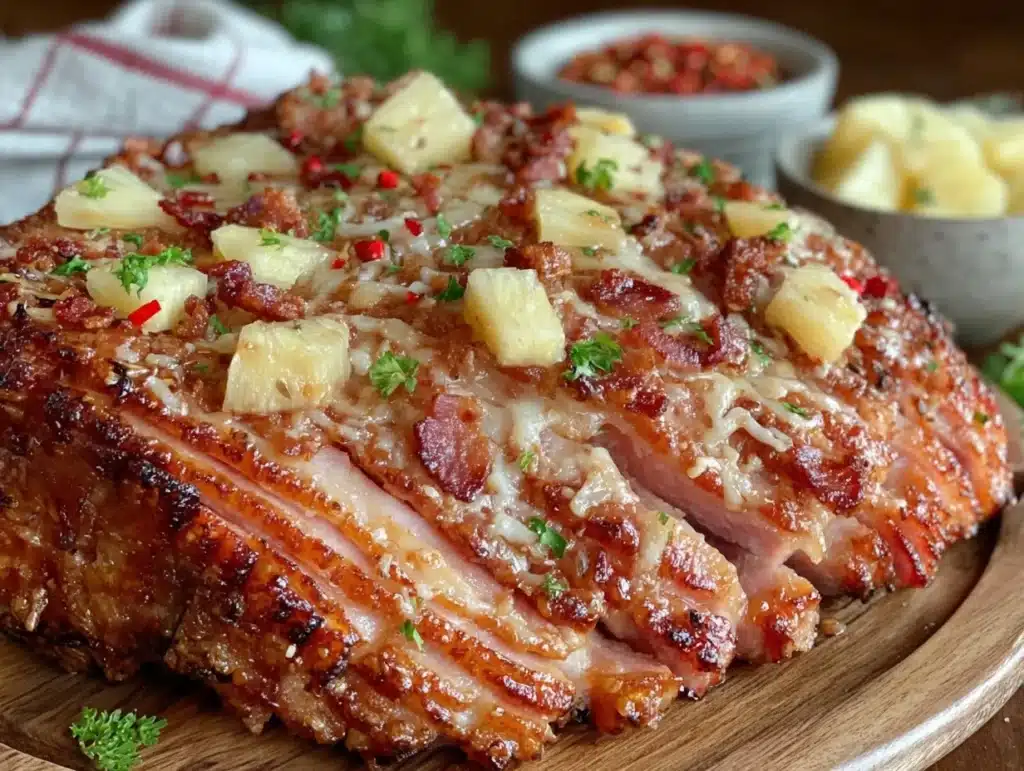 pineapple pizza spiral ham - featured image