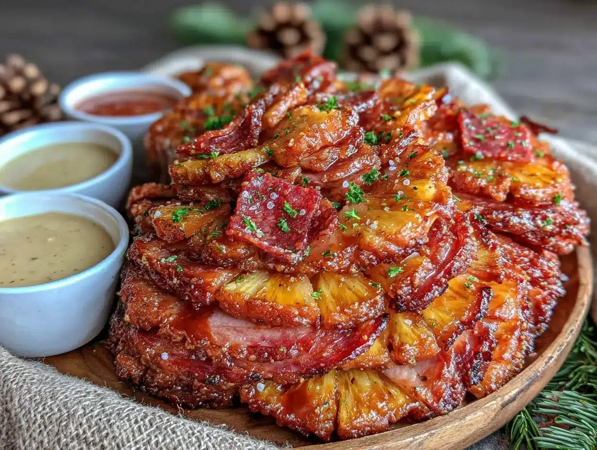 pineapple-pizza spiral ham preparation steps