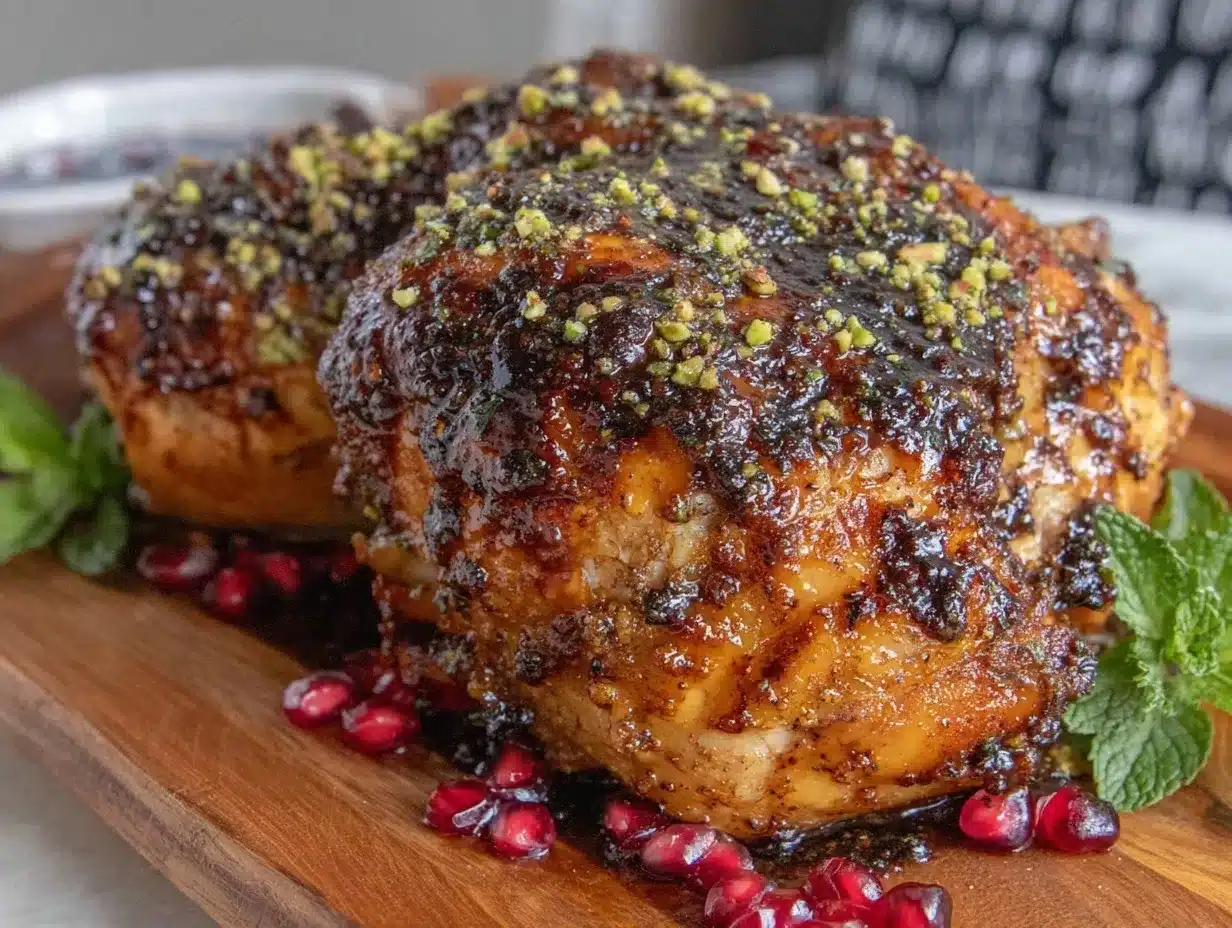 pomegranate-molasses turkey preparation steps