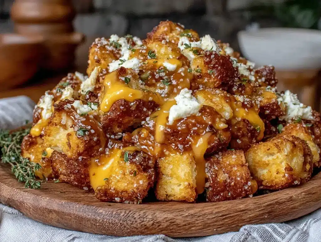 pretzel beer cheese stuffing - featured image