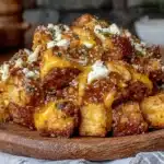 pretzel beer cheese stuffing - featured image