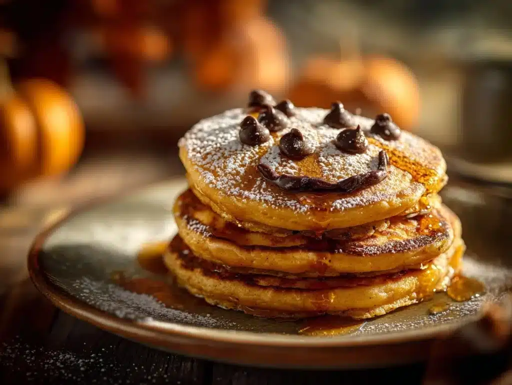 pumpkin pancakes - featured image