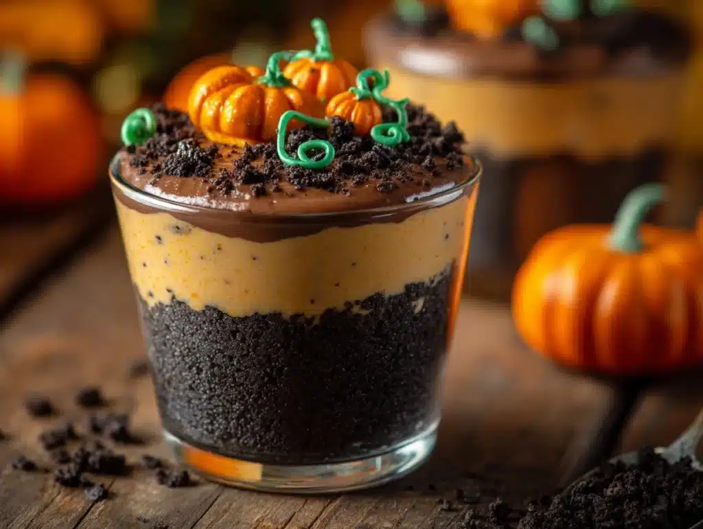 Pumpkin Patch Dirt Cups - featured image