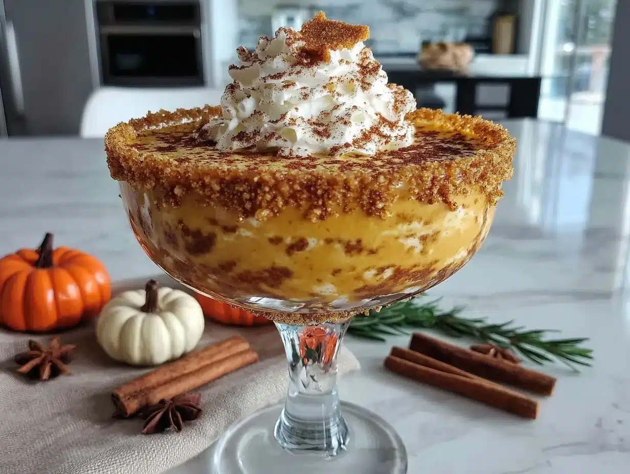 Pumpkin Pie Martini preparation steps