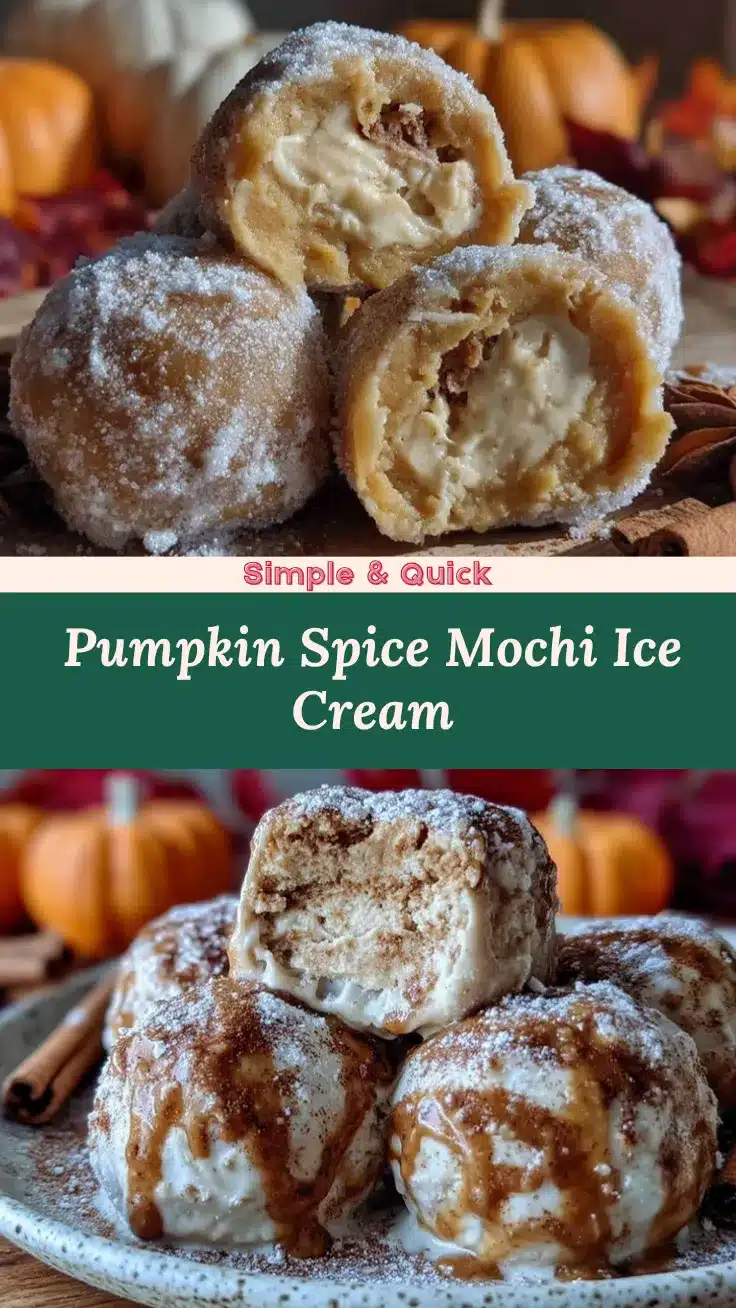 pumpkin spice mochi ice cream recipe