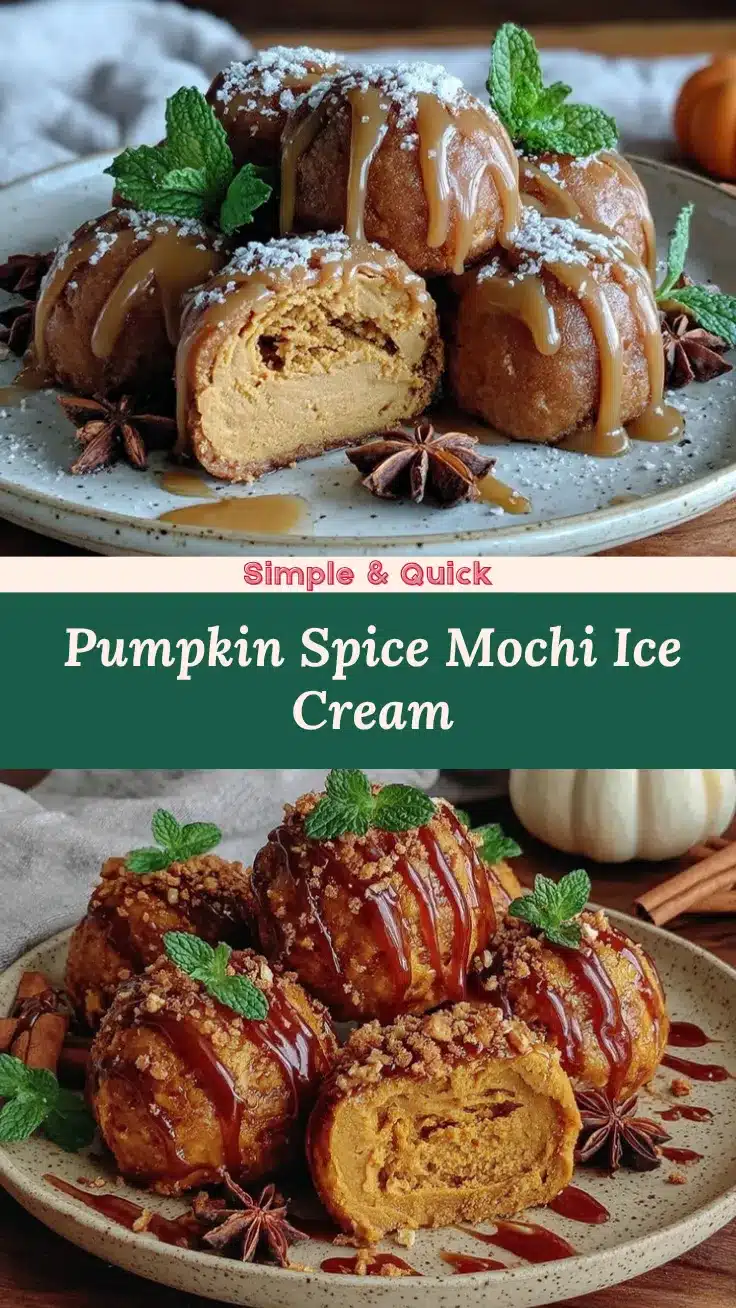 pumpkin spice mochi ice cream recipe