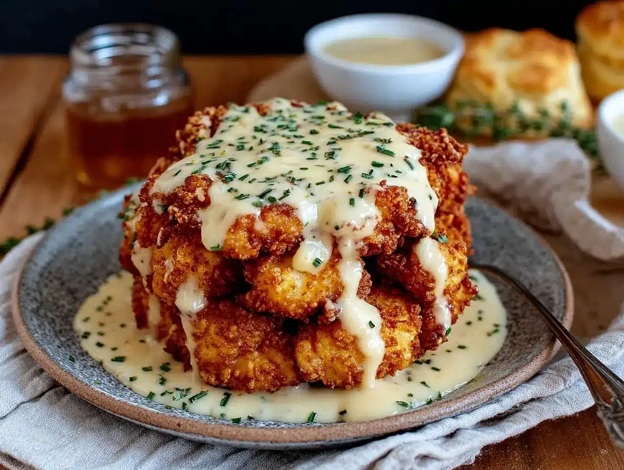 Ranch Everything Gravy preparation steps