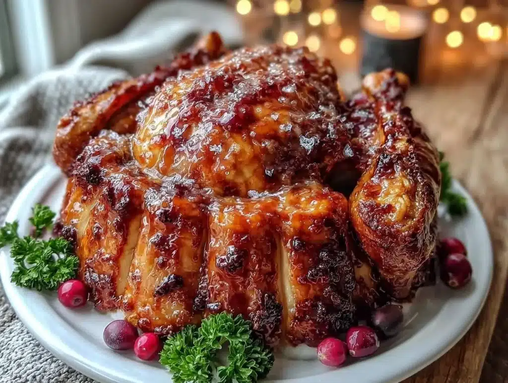 red velvet turkey cake - featured image